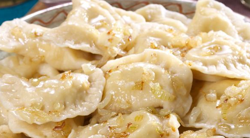 Pierogies selection